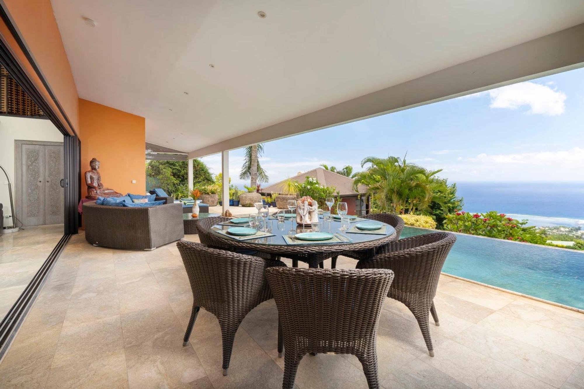 Magnifique Villa Vue Mer Exceptionnelle - Ireina Punaauia  Dış mekan fotoğraf