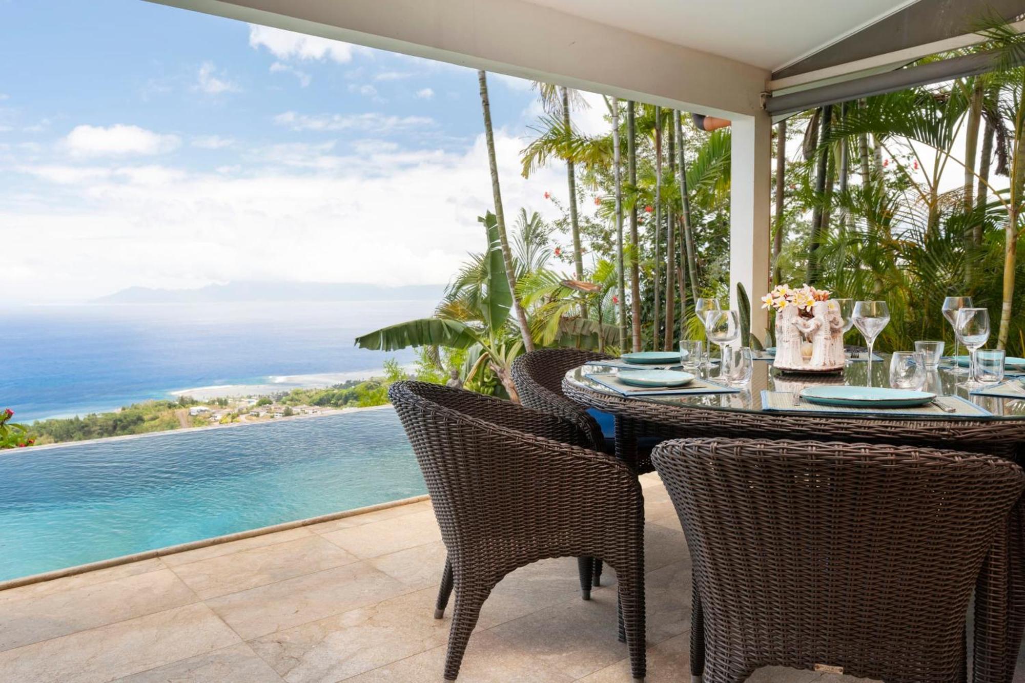 Magnifique Villa Vue Mer Exceptionnelle - Ireina Punaauia  Dış mekan fotoğraf